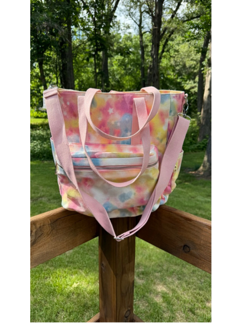 Madden Girl Tote Pastel Tie Dye Utility Cooler